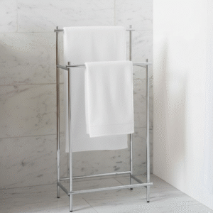 Anat Liora Dual-Bar Towel Stand – modern dual-bar towel holder for bathrooms in Haryana, Delhi