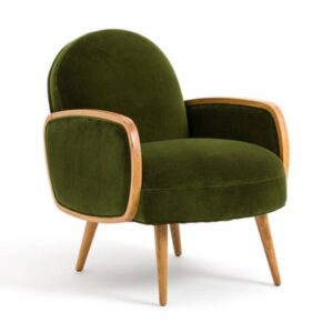 Anat Derel velvet modern accent chair available near me, Ambala, Haryana, and all over India.